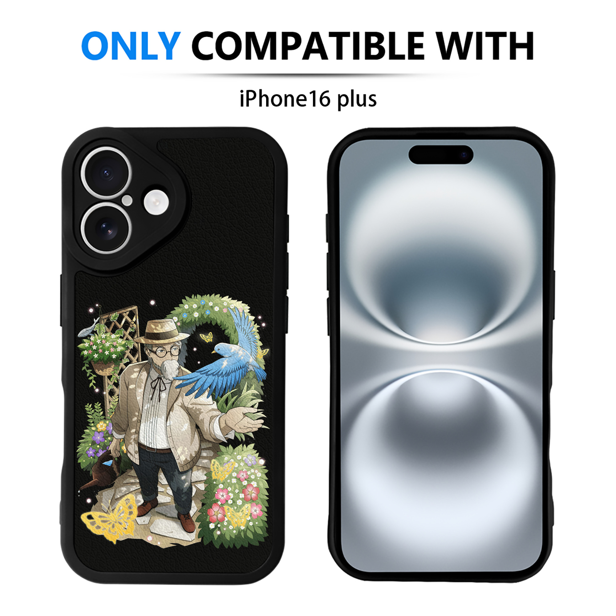 （画像用） 文豪ストレイドッグス Bungo Stray Dogs 【iPhone 16シリーズ対応】シリコンスマホケース（レザー調） 材質：シリコン